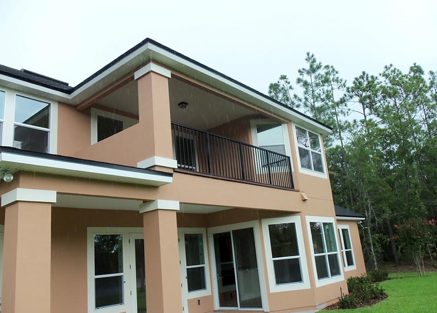 Metal Balcony Railing Corner