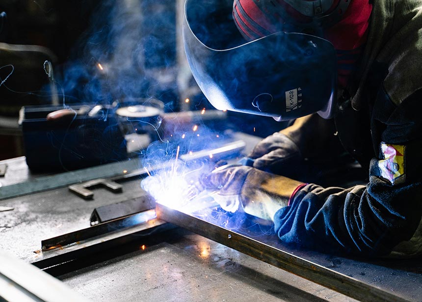 Welding A Gate Frame